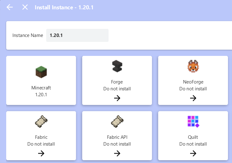 HMCL的游戏下载界面